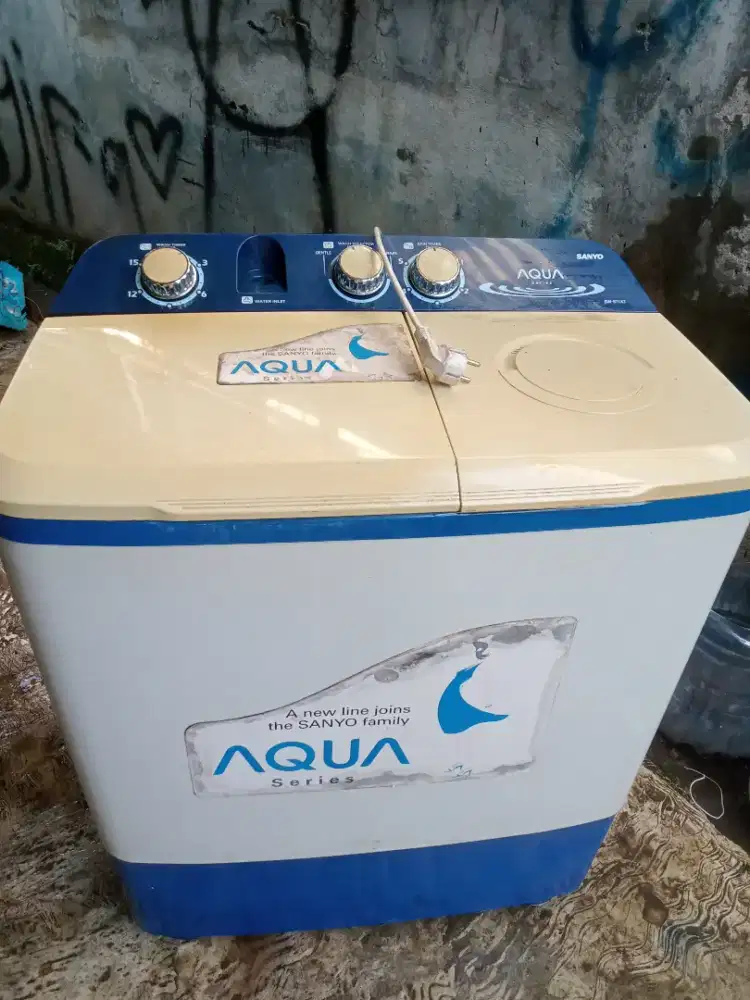 Jual mesin cuci 2 tabung normal semua