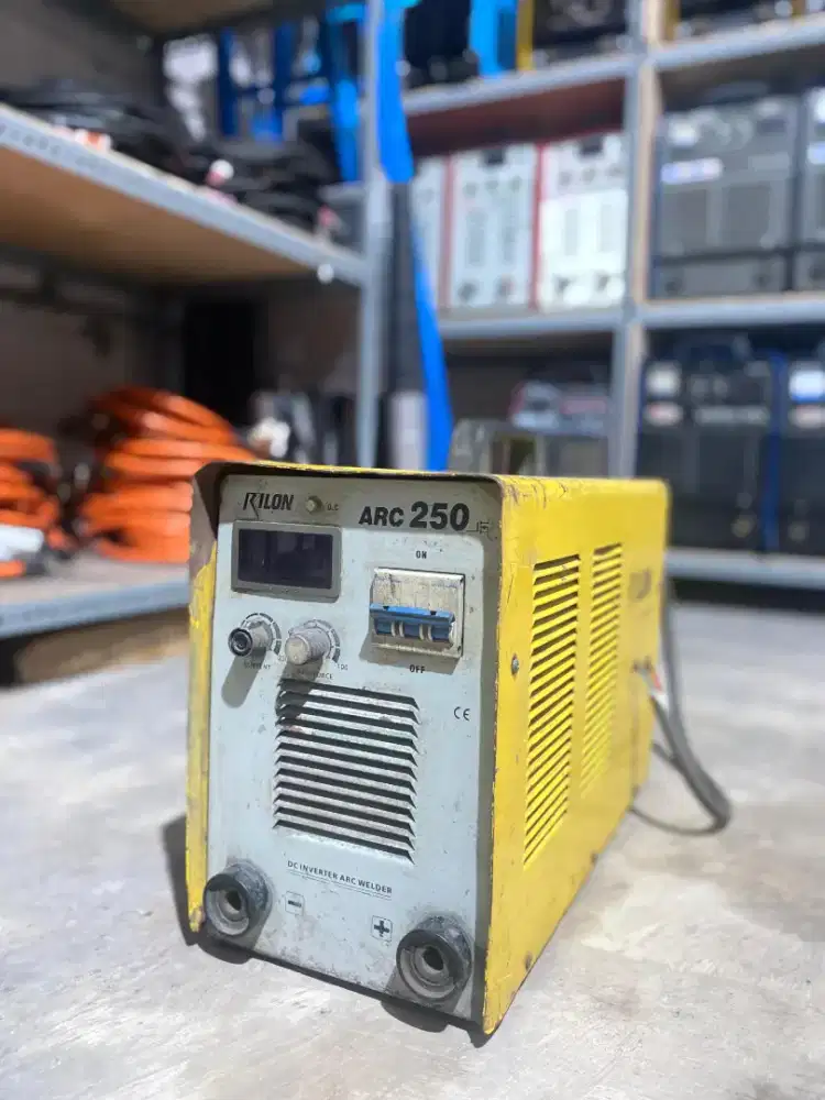 Mesin las bekas MMA 250A 3 phase Rilon Bekas listrik Inverter second