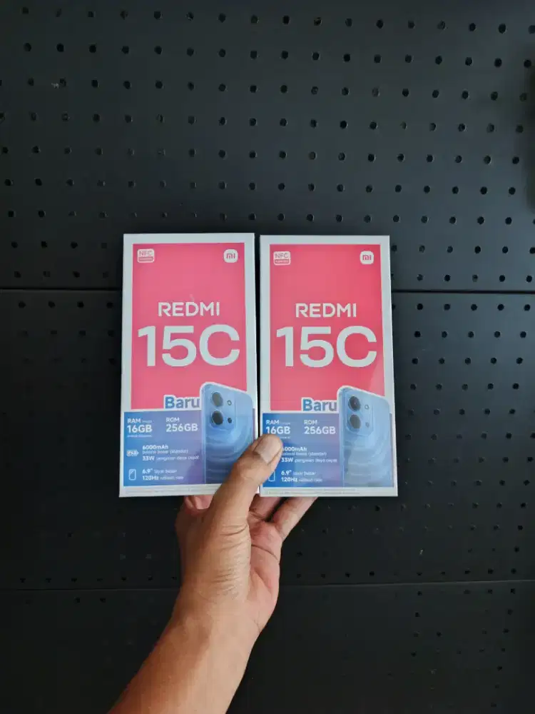 Berminat silahkan WA Xiaomi Redmi 15C NFC 8+8/256 Garansi resmi 15bln