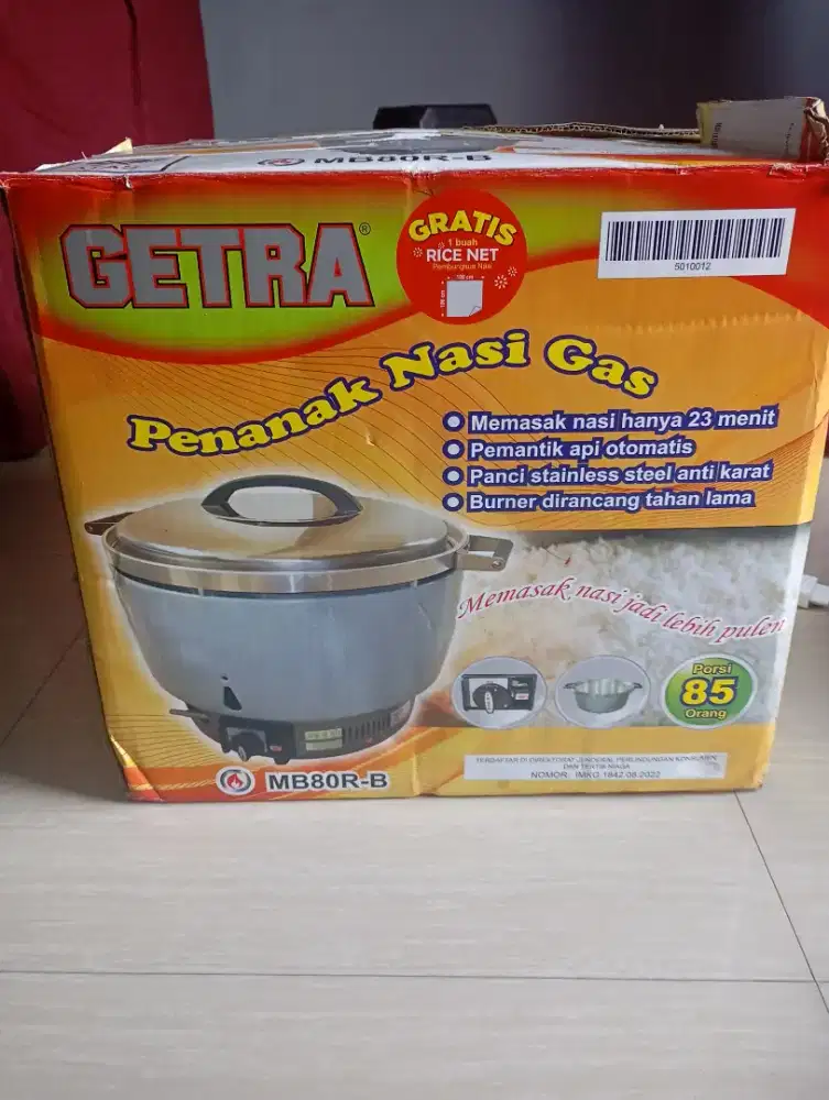 getra rice cooker gas