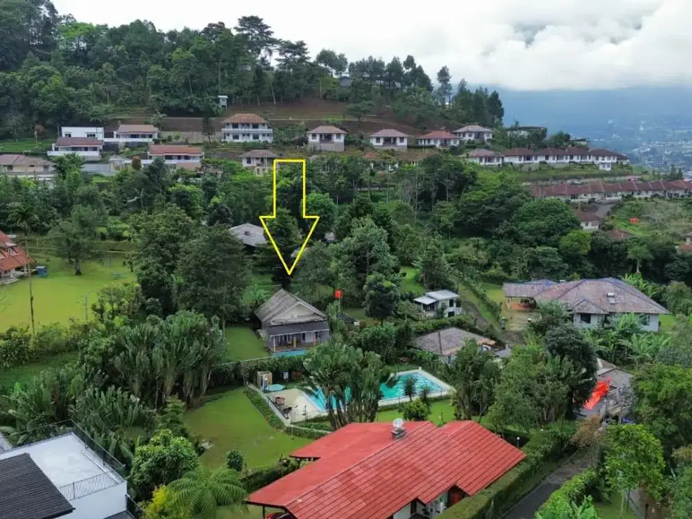 Villa Puncak Cisarua Tugu Utara Siap Pakai