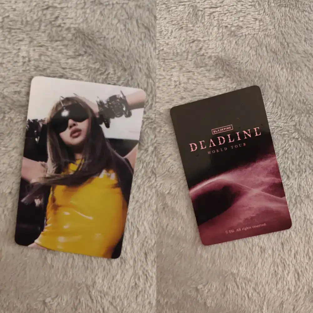 Photocard [PC] Official Lisa Blackpink Deadline tour