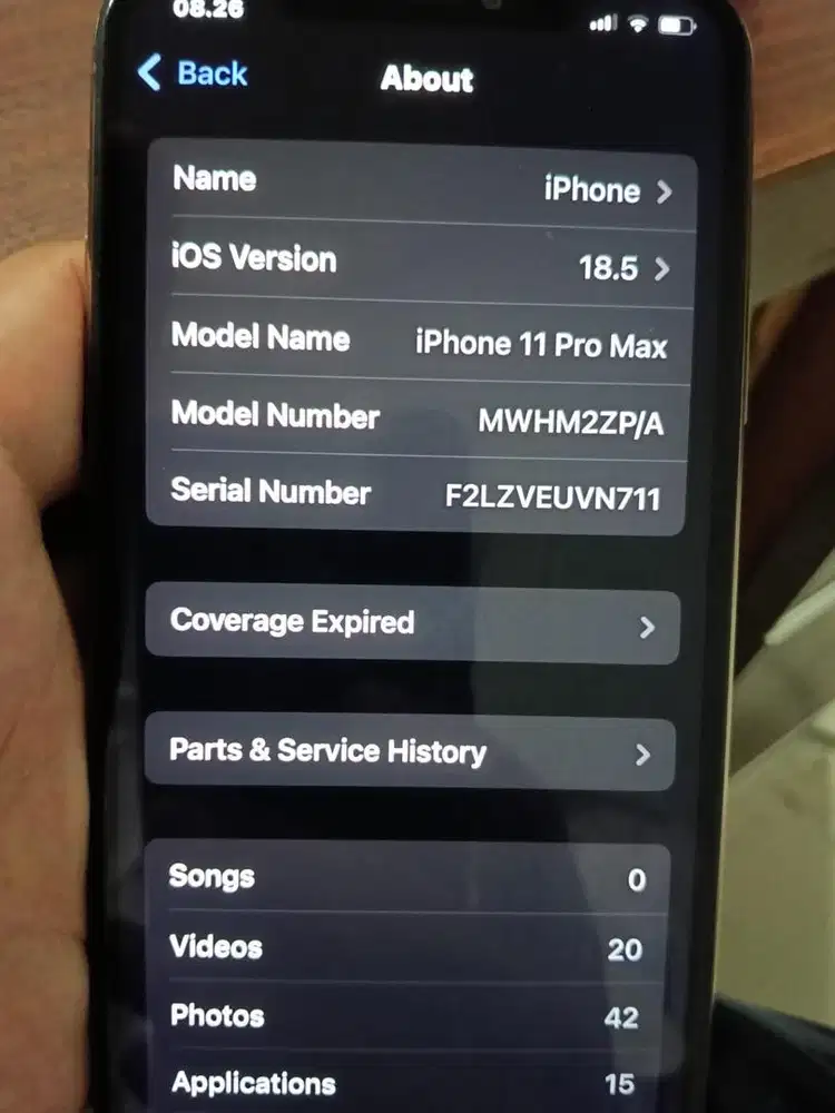 Iphone 11 pro max 256 GB
