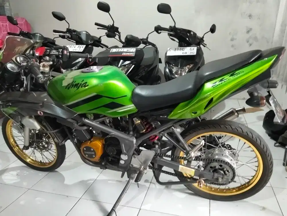 Ninja RR 2 tak 2015 plat Fmurah meriah bahan