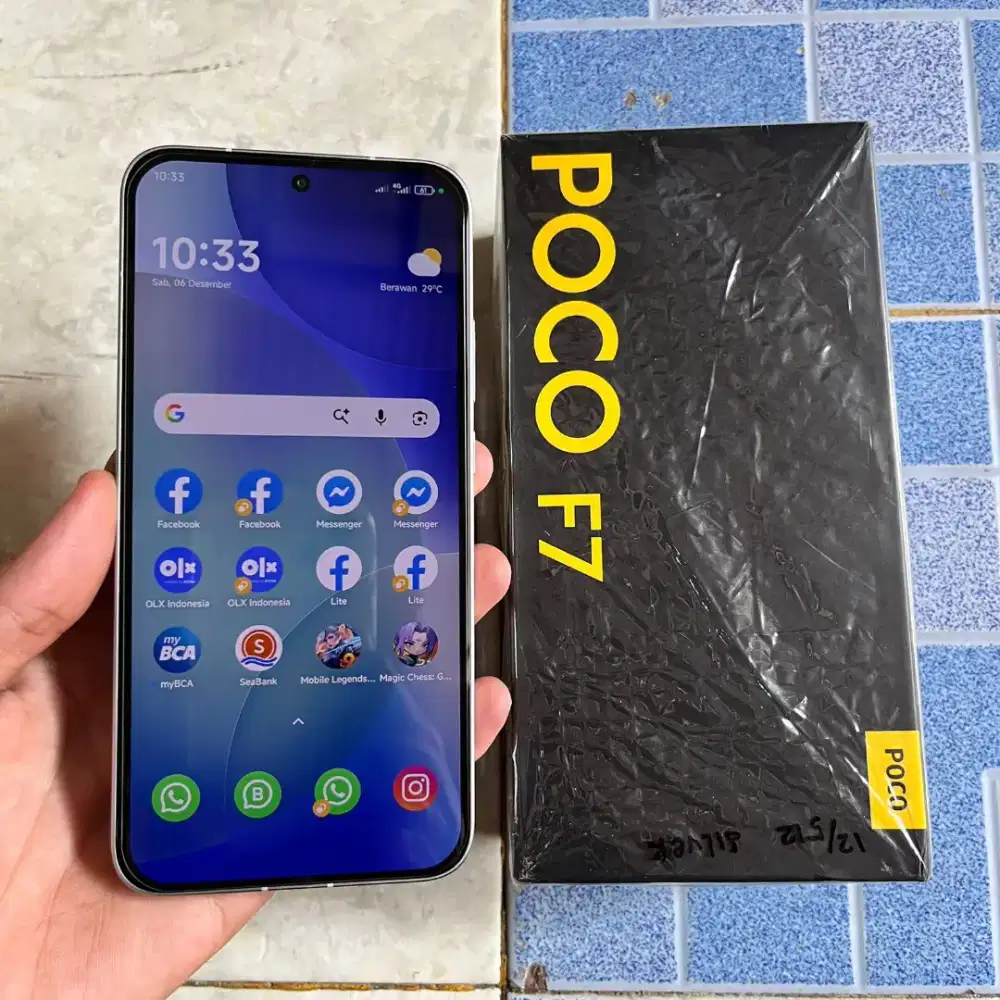 Xiomi Poco F7 Silver Edition 12/512GB