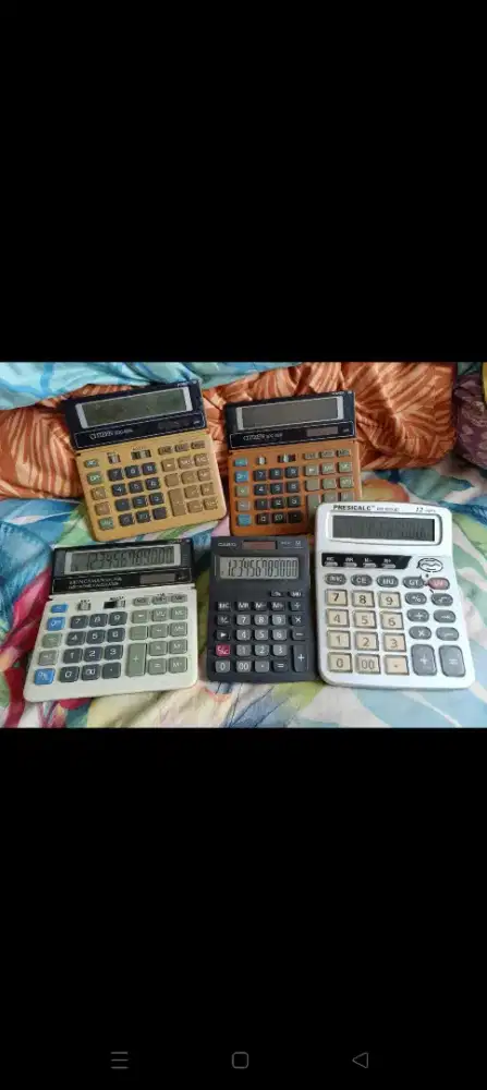 Dijual Borongan 7 PCS Kalkulator