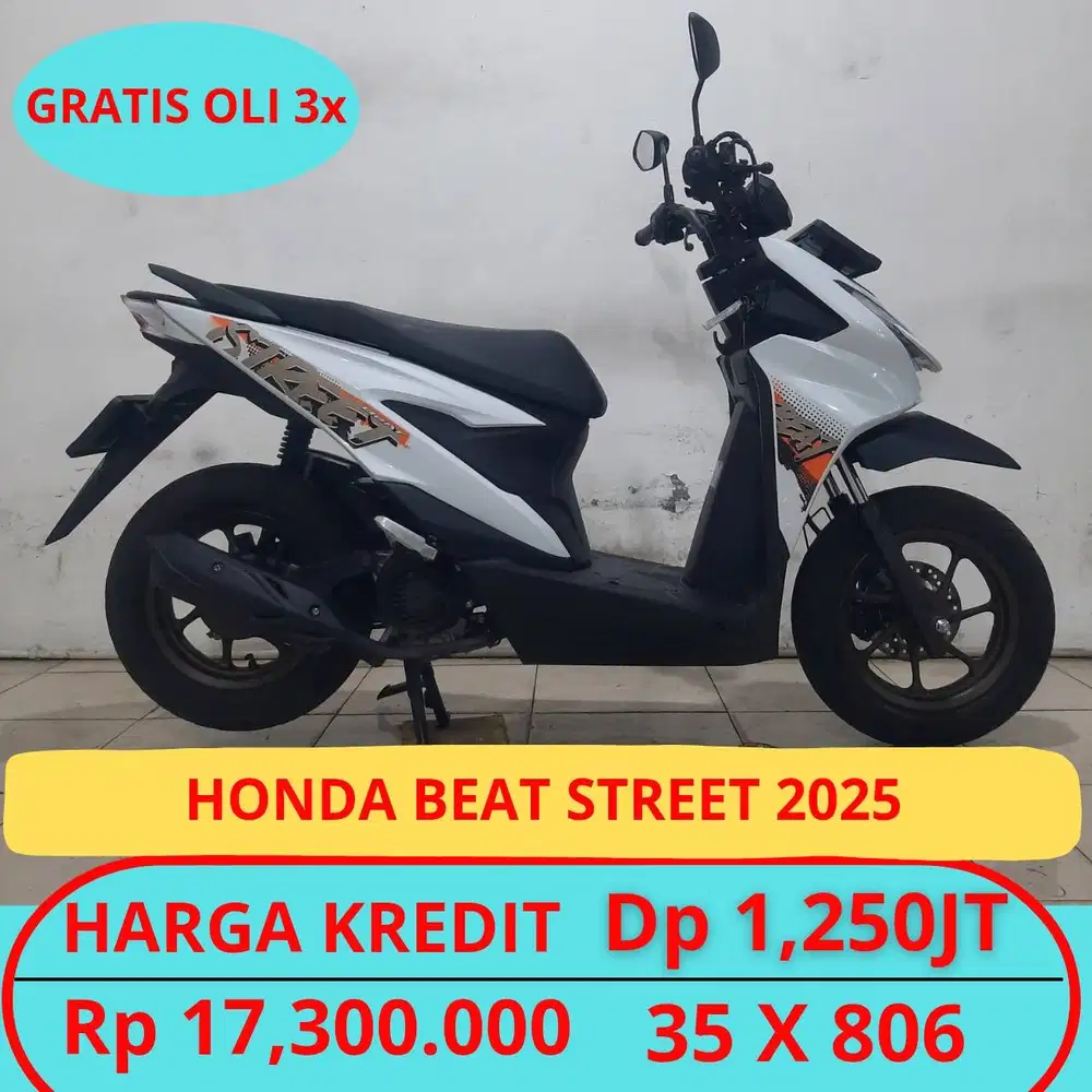 HONDA BEAT STREET 2025 DP HANYA 1,250 JT GUYSSS
