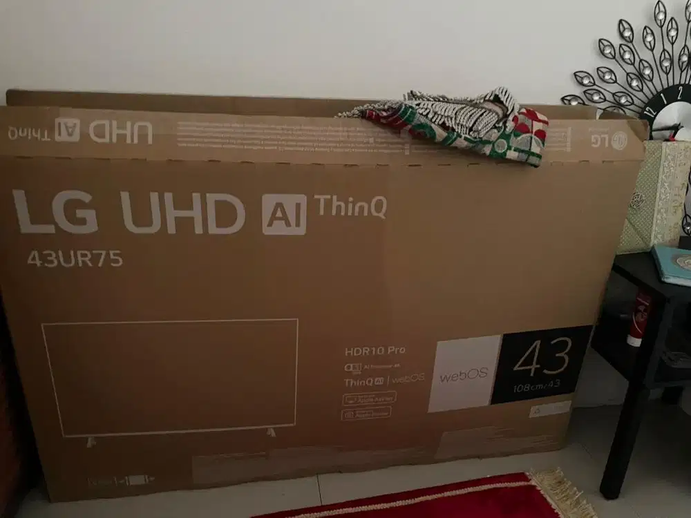 jual tv lg uhd 43 inc lcd rusak