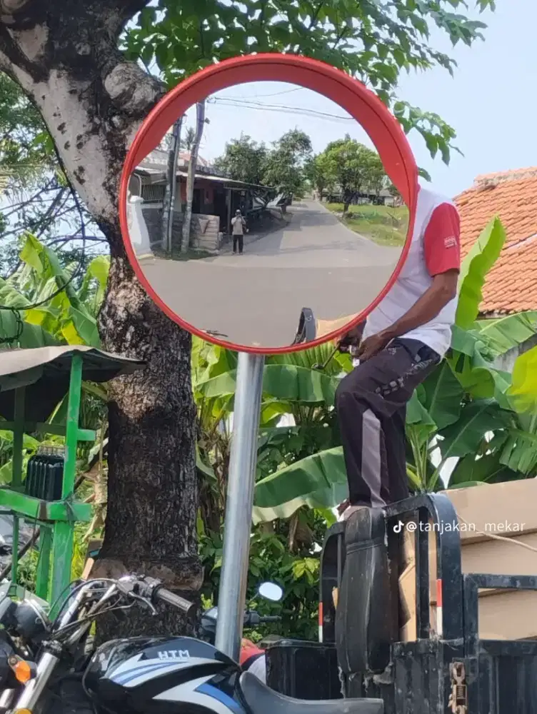 CONVEX MIRROR OUTDOOR & INDOOR | KACA CEMBUNG | CERMIN CEMBUNG JALAN