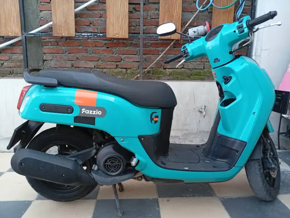 Jual motor fazzio 2023 warna hijau lengkap tinggal pakek siap luarkota