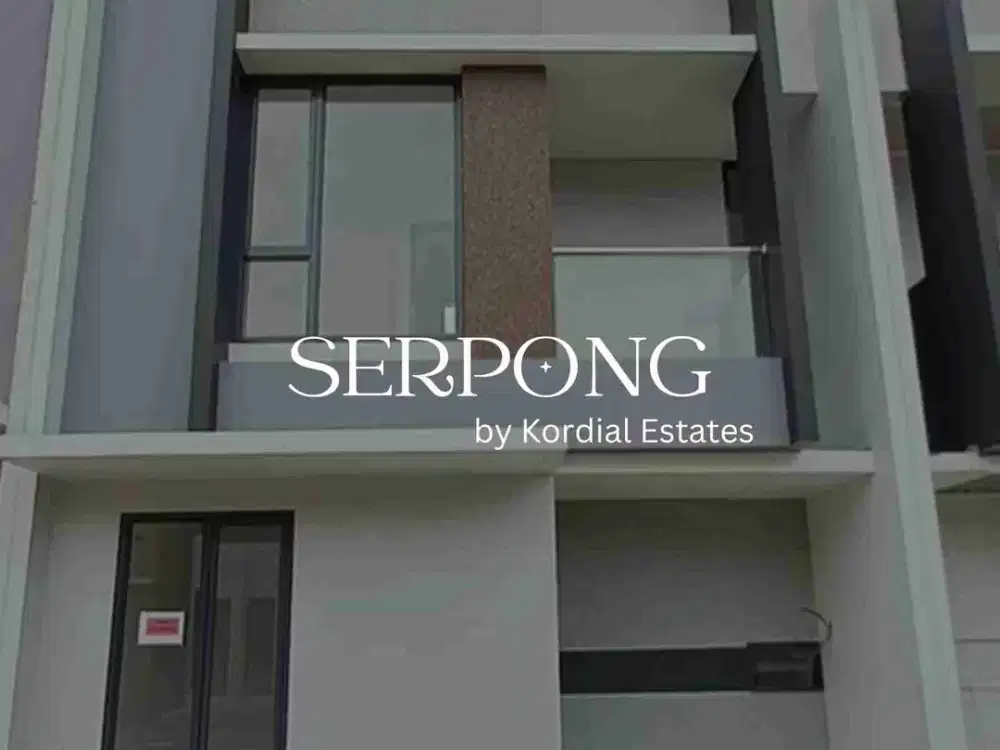 RUMAH SERPONG 3KT 2KM 2LT KONSEP SKANDINAVIAN DENGAN AKSES TOL BSD DAN STASIUN RAWA BUNTU