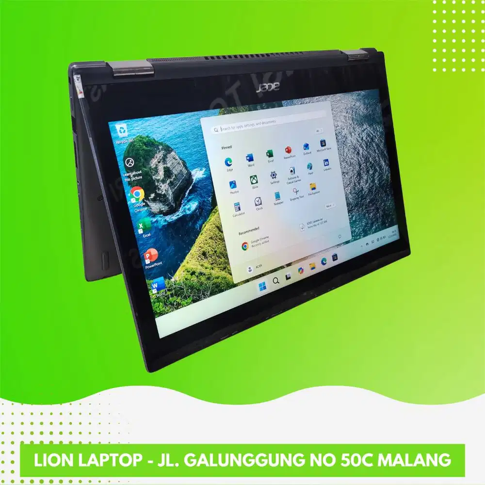 2 in 1 Flip Core i5 Gen 8 8/256 Acer Spin SP513-52N [10|12]