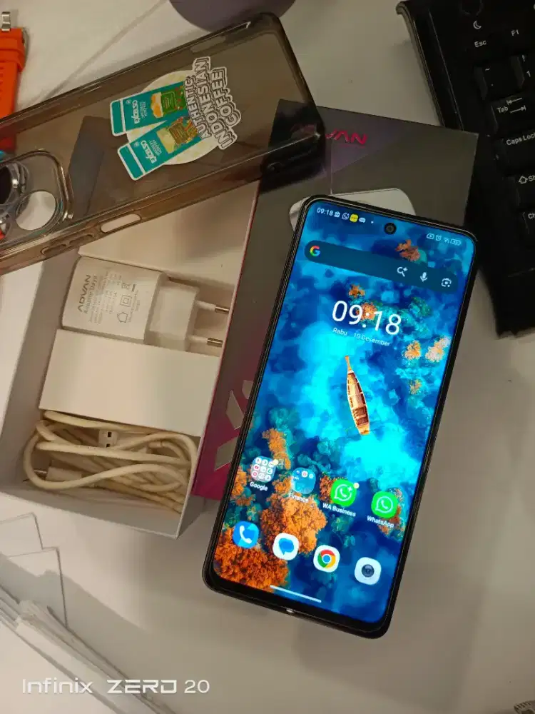 Advan X1 Ram 8/128 GB NFC UFS 2.2 kamera Sony IMX 782 Fullset No Minus