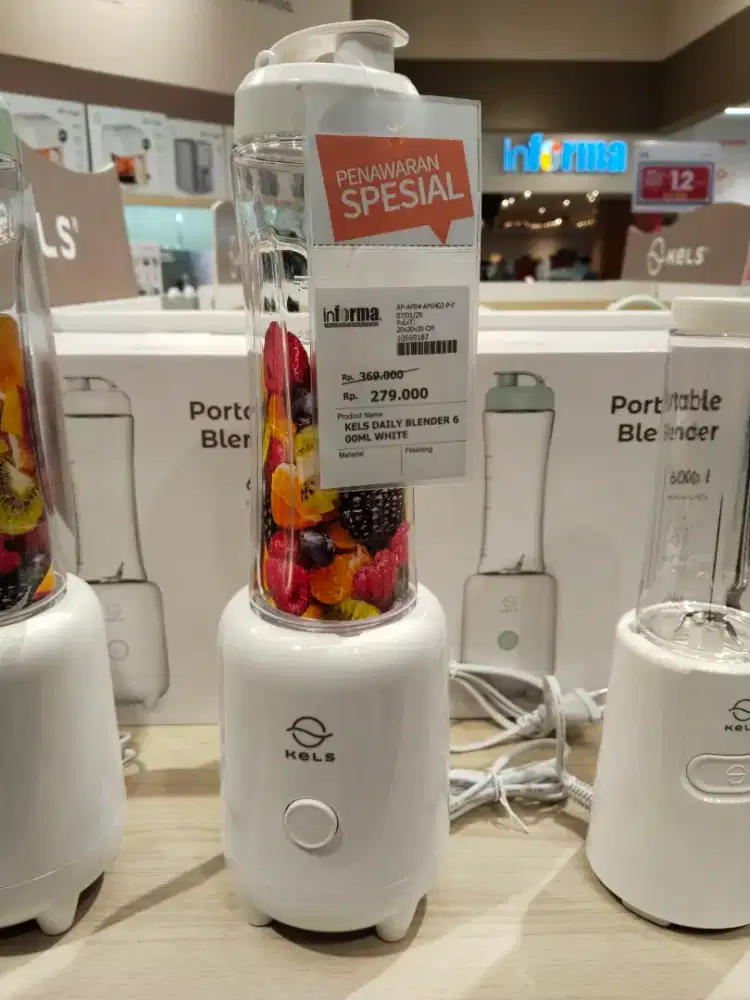 KELS DAILY BLENDER 600 ML WHITE