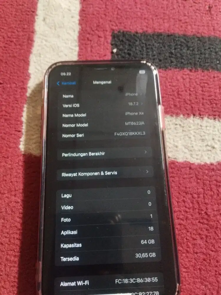 Iphone xr 64 fullset inter