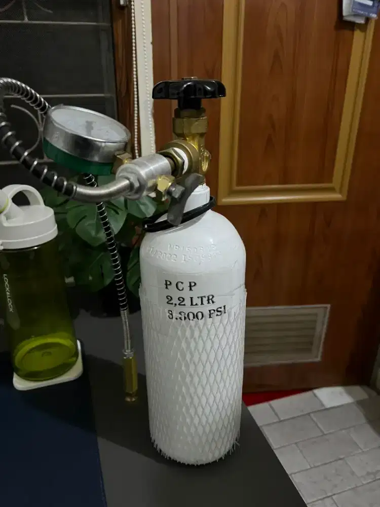 Tabung Scuba Besi Portable 2,2 lt 3.300 psi Full Set