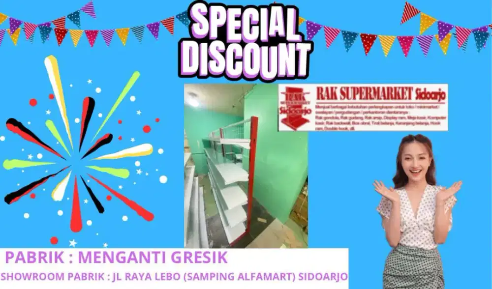 Rak minimarket gondrola