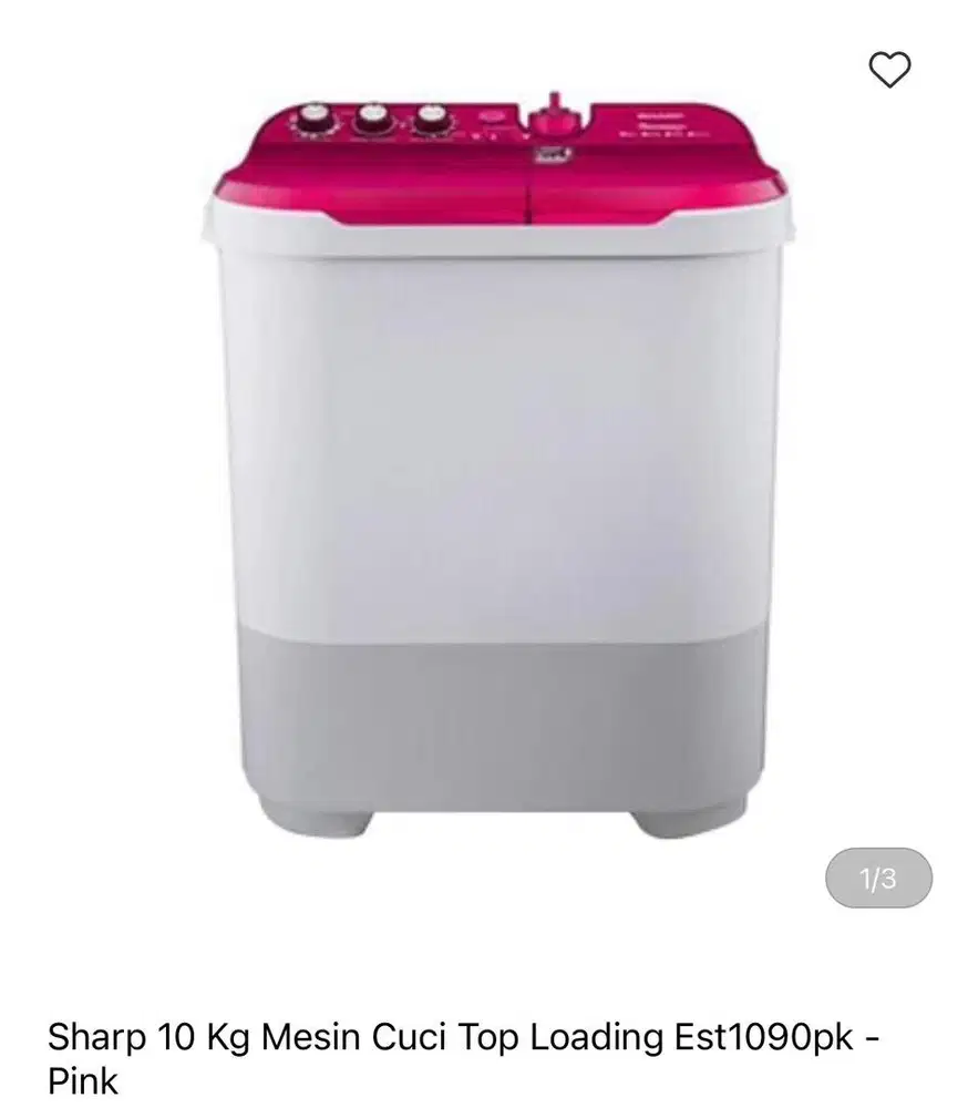 Sharp mesin cuci 2 tabung 10kg bisa cicilan syarat ktp