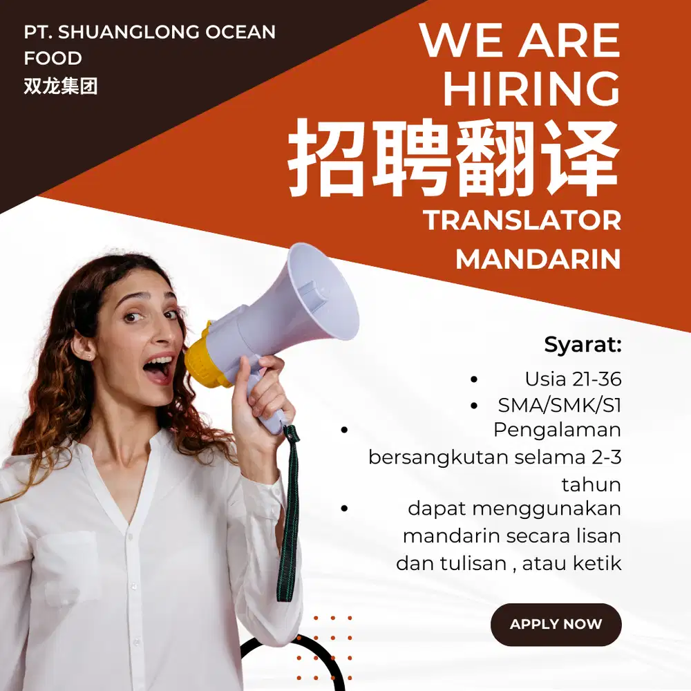 LOWKER TRANSLATOR MANDARIN-INDO ( MANADO )