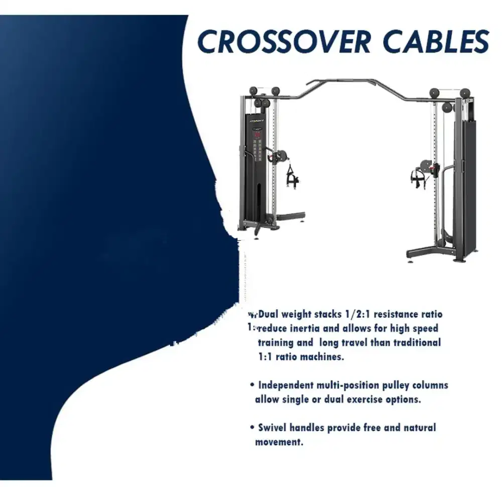 Crossover Cables DA022 Insight Alat fitness gym Comercial