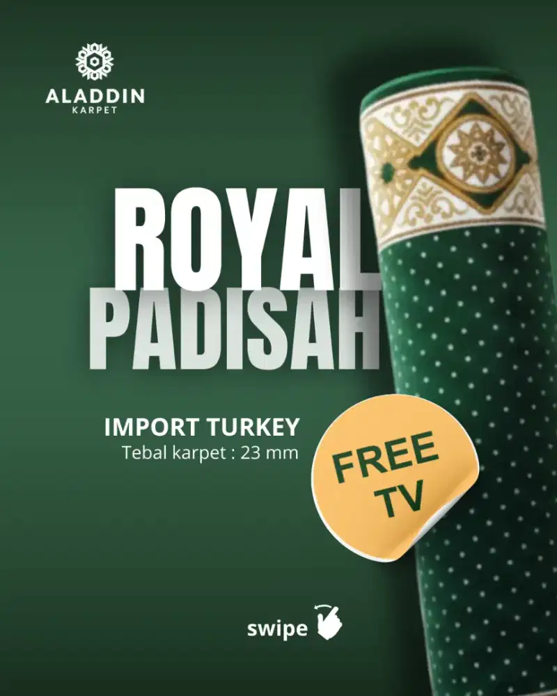 Jual Karpet Masjid Import Free Saladdin TV