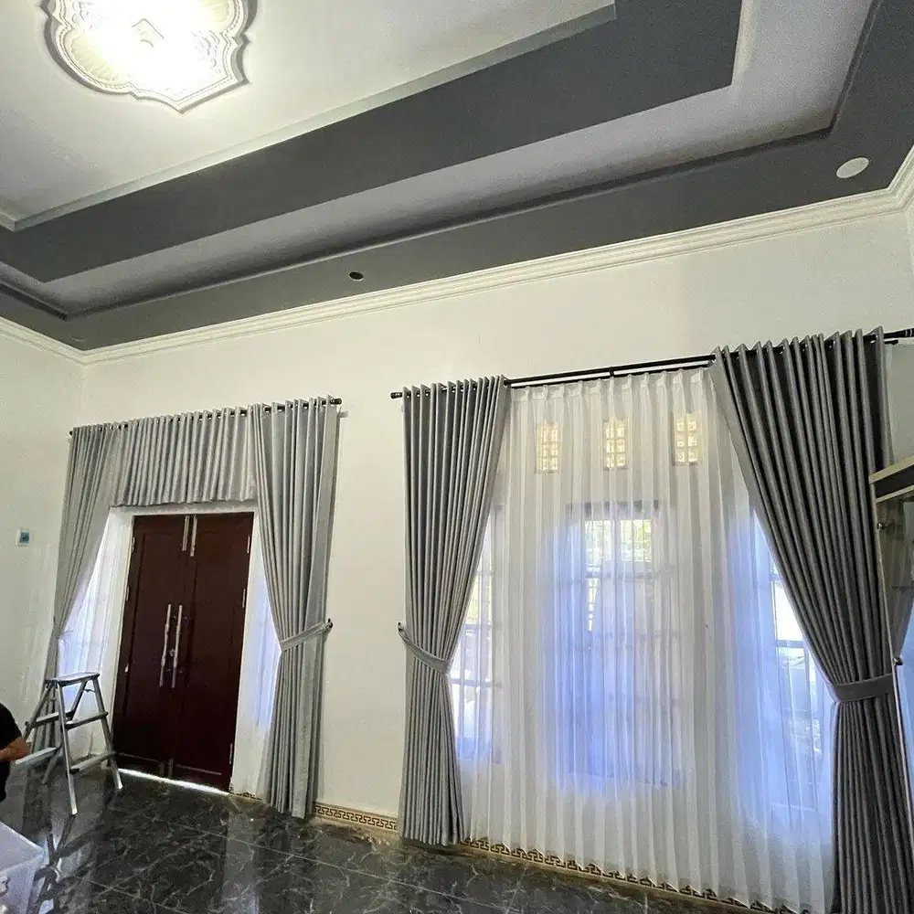 Supplier Gorden Blackout Pasang Skat Klinik Hordeng Gordyn Vitrase