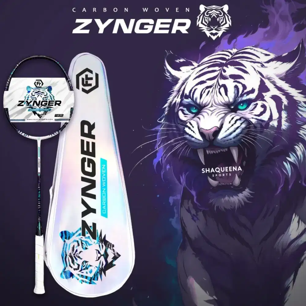 Raket badminton FELET CARBON WOVEN ZYNGER