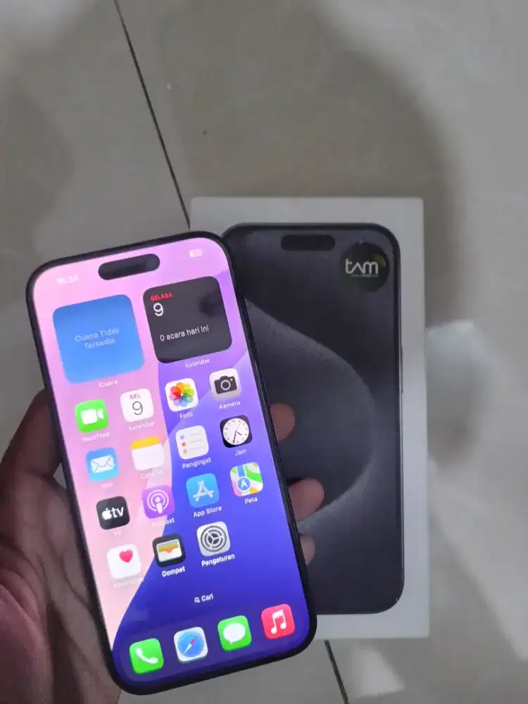 iPhone 15 pro 128gb titanium black ex iBox