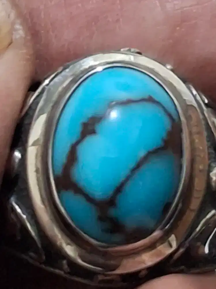 Cincin batu pirus persia lawas