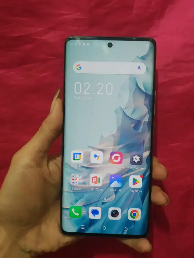 ITEL S23+ ram 8/256 layar amoled lengkung bersih buat gaming mantap..
