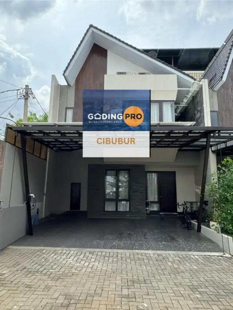 Rumah 2 lantai semi furnish di Cimanggis Depok