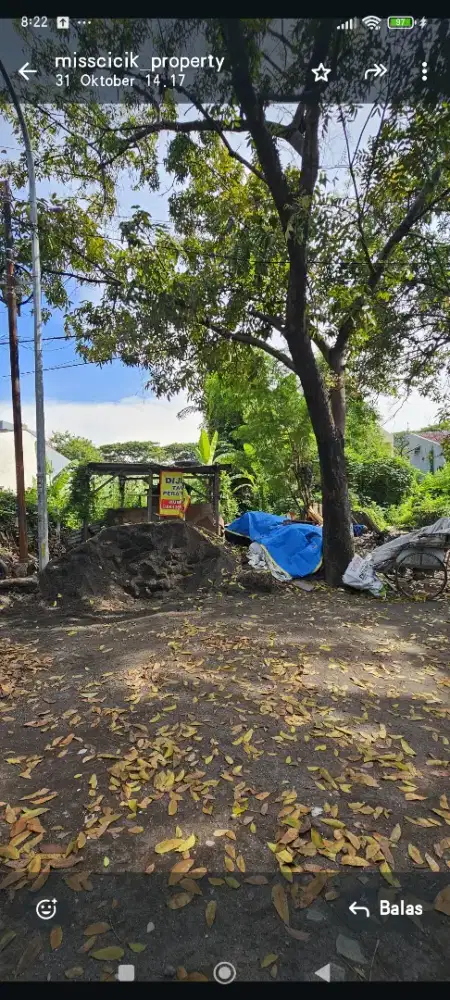 JUAL CEPAT TANAH KERTOMENANGGAL dekat univ Petra