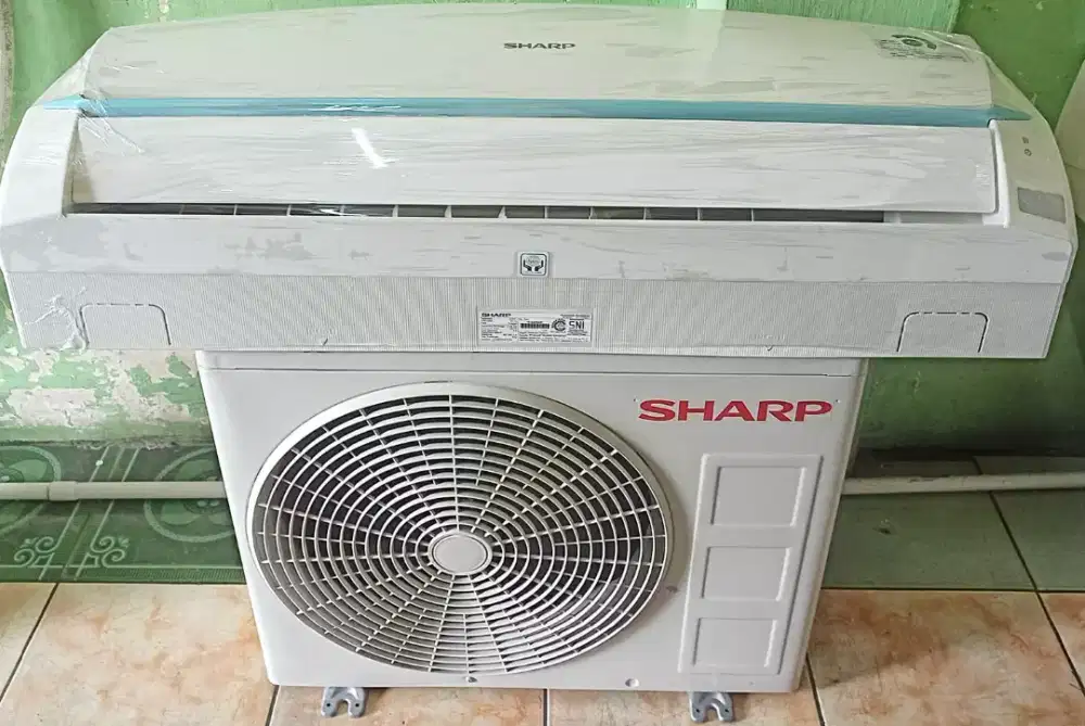 AC 1 PK SHARP (R32) LowWatt Orisinil Dingin Sekali Nirmal & Bagus
