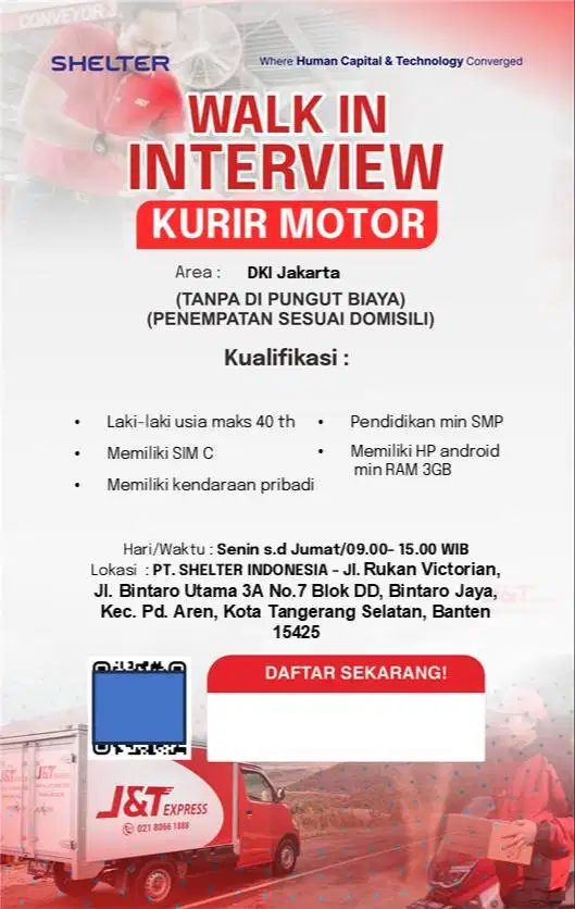 KURIR MOTOR JNT