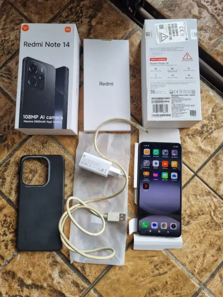 Redmi note 14 Second/Sein 8/256 GB Fullset Kondisi mulus