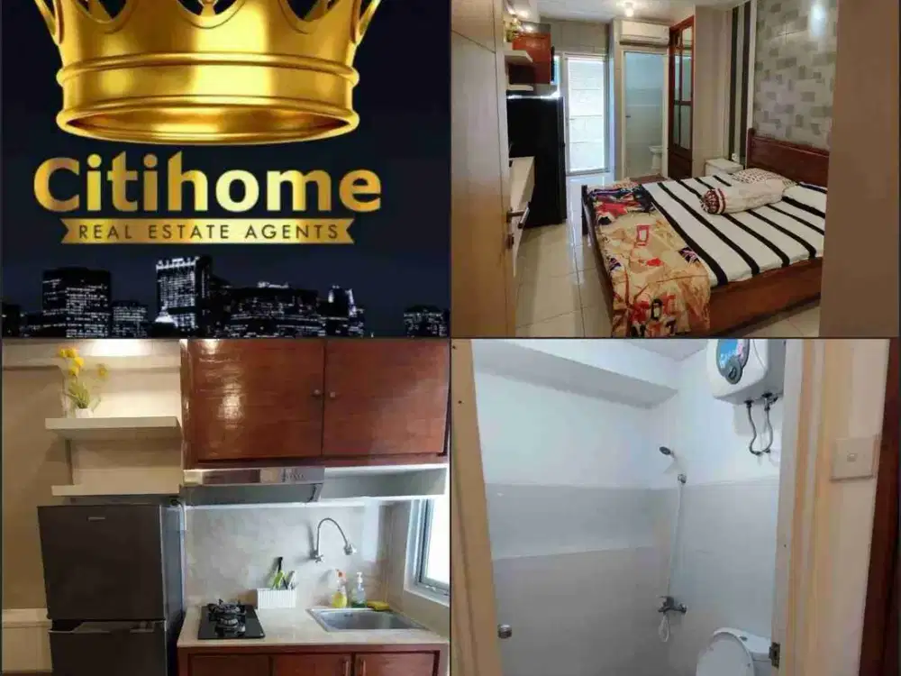 sewa Tahunan Studio Full furnish apartemen educity by citihome