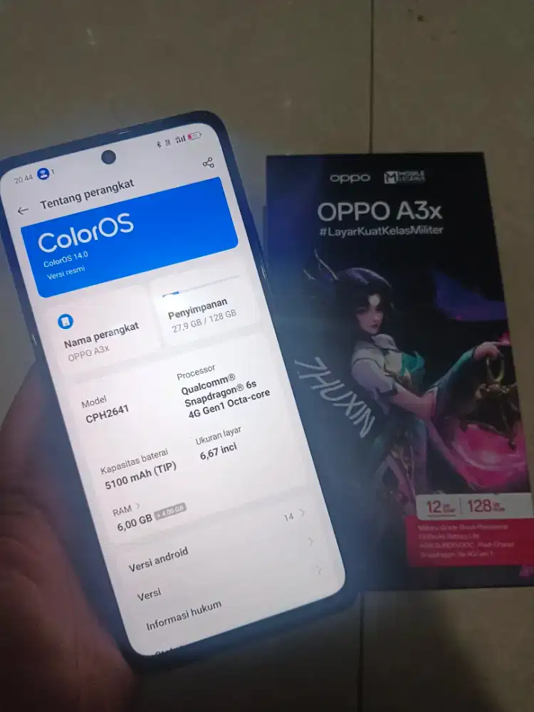 HP BEKAS OPPO A3X 12/128