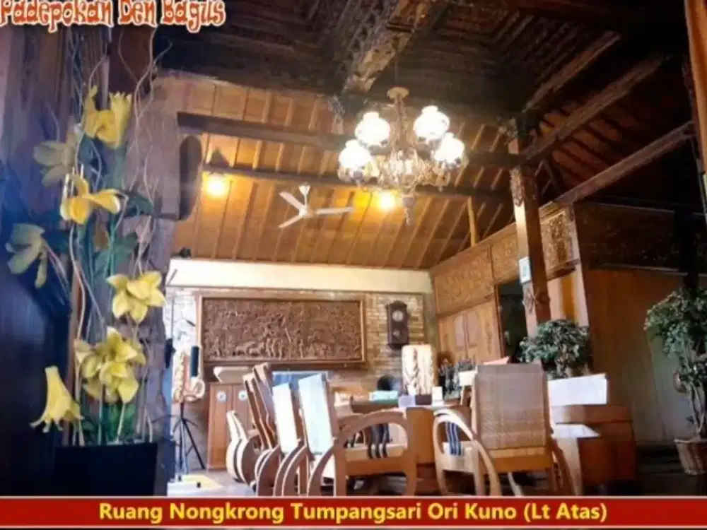 Rumah 2 lantai luas antik ukiran Jepara siap huni di Jatibeasining Bek