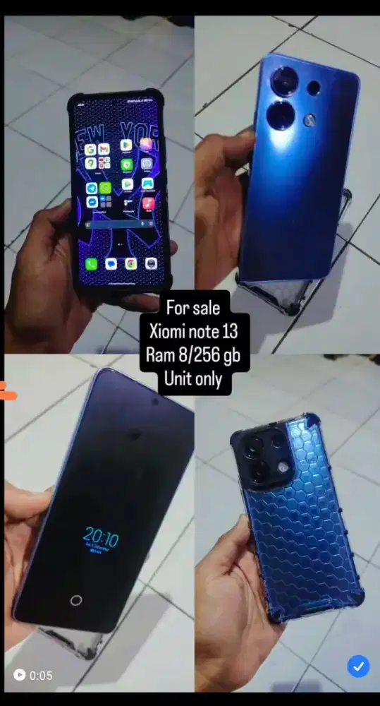 Xiomi note 13 4g ram 8 /128 gb