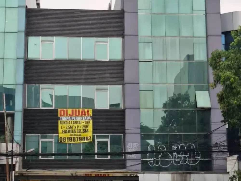 Dijual Ruko Gandeng 4 & 5 Lantai Cideng Timur