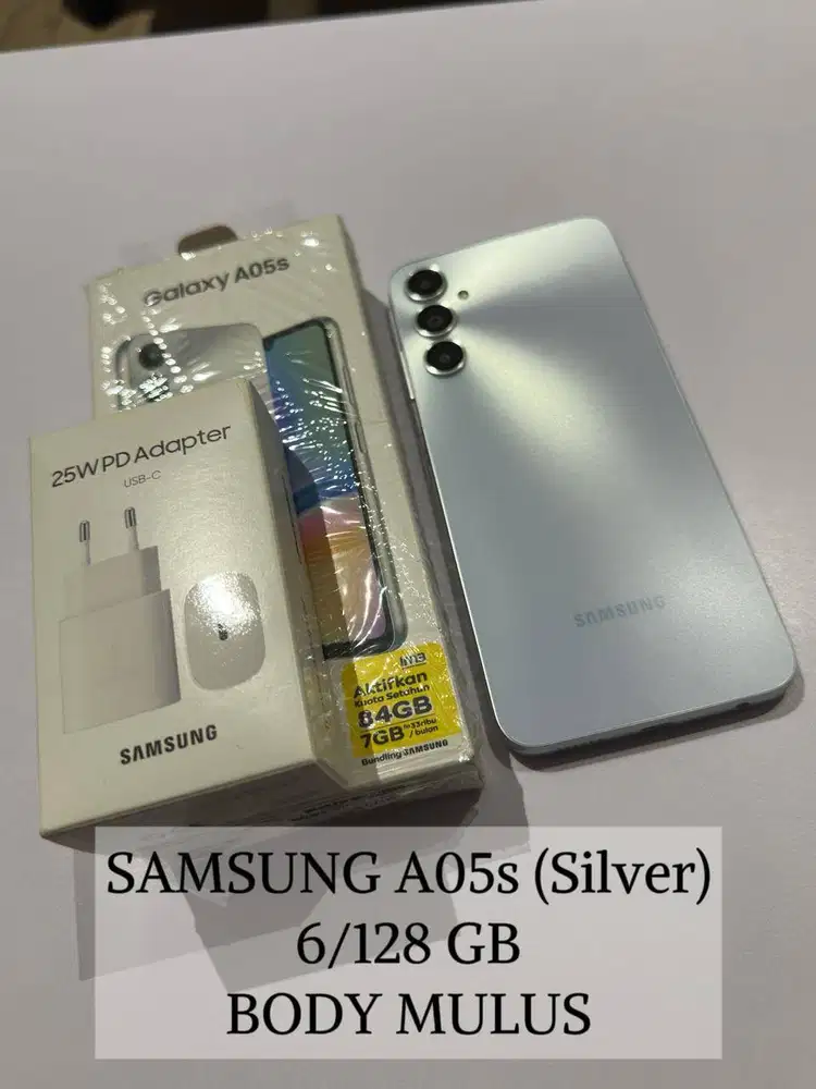 SAMSUNG A05s 6/128GB Second MULUS (Silver)