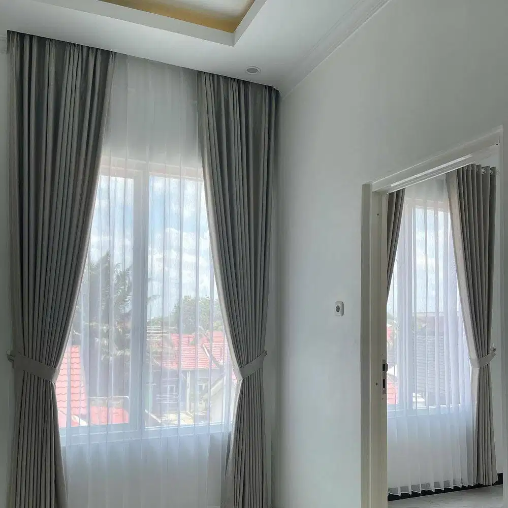 Pemesanan Gorden Blackout Pasang Skat Klinik Hordeng Gordyn Vitrase