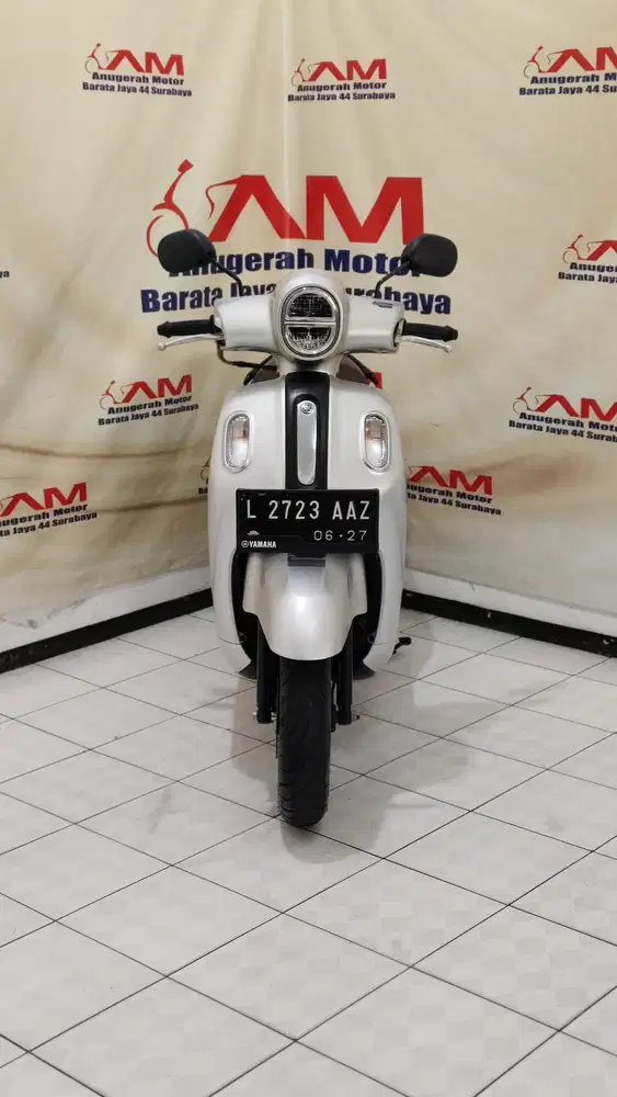 Km 8 Ribu Yamaha Fazzio Lux 125 Tahun 2022 warna silver