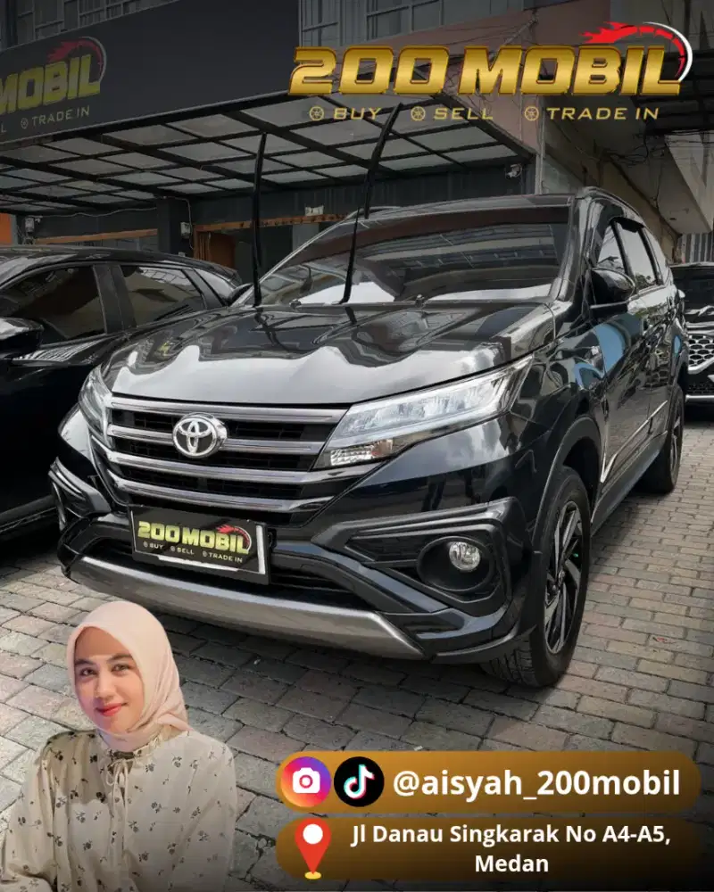 Toyota Rush S GR M/T 2022, Warna Hitam