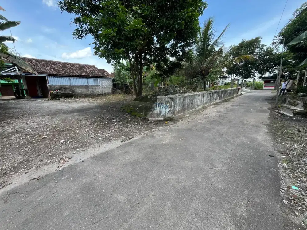 50 Meter Jl Jogja Solo, Tanah di Prambanan, SHM Pekarangan
