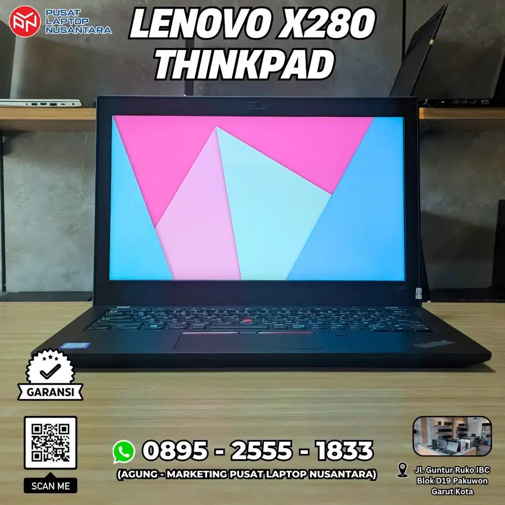 Lenovo X280 Thinkpad [Second ex Kantor] - Laptop Garut