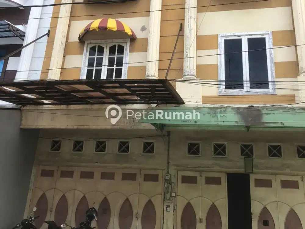 DIJUAL RUKO 2 UNIT JALAN KL YOS SUDARSO GANG LINGKUNGAN 1-GLUGUR KOTA (surya kanta)