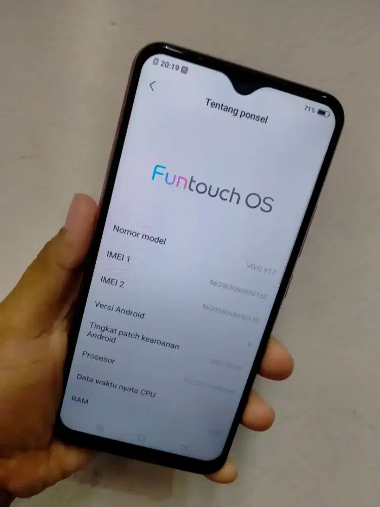 HP VIVO Y17 RAM 6/128GB