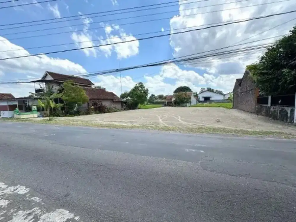 Dijual Tanah Jogja Berbah Dekat SMK Nasional Berbah, Untuk Kost