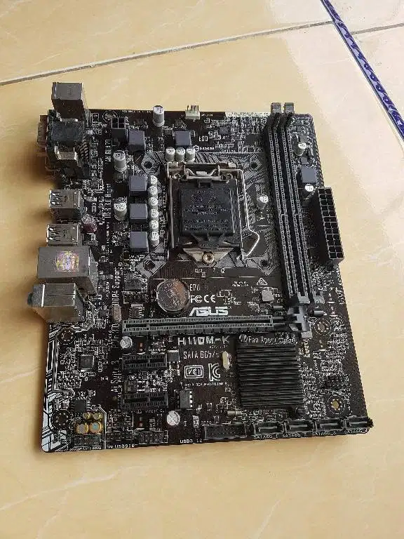 Motherboard ASUS H110M-K Intel LGA 1151 gen 6 dan 7